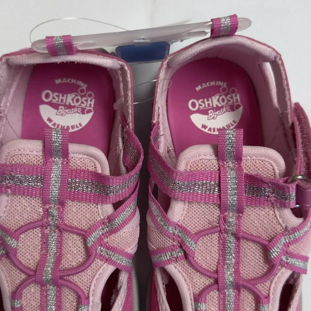 OshKosh Everplay Flexible Outsole Bump Toe Sandal Toddler Size 11 Pink